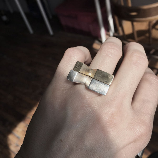Trench Slice Stackable Ring